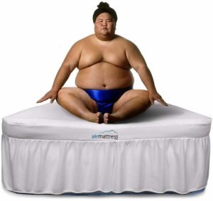 Air Mattress Full-size Built-in High Capacity Airbed Pump