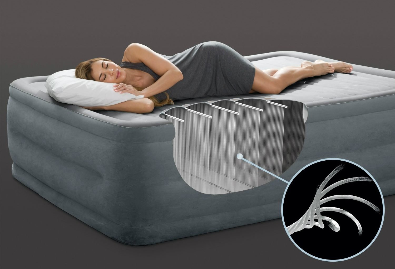 maximum weight intex air mattress