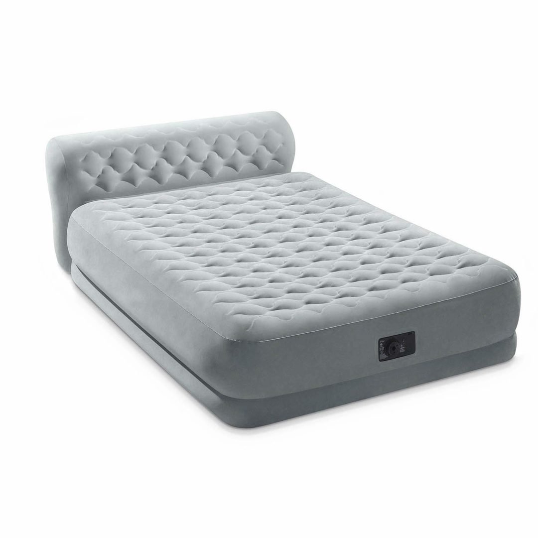 Надувная кровать Intex Headboard Airbed