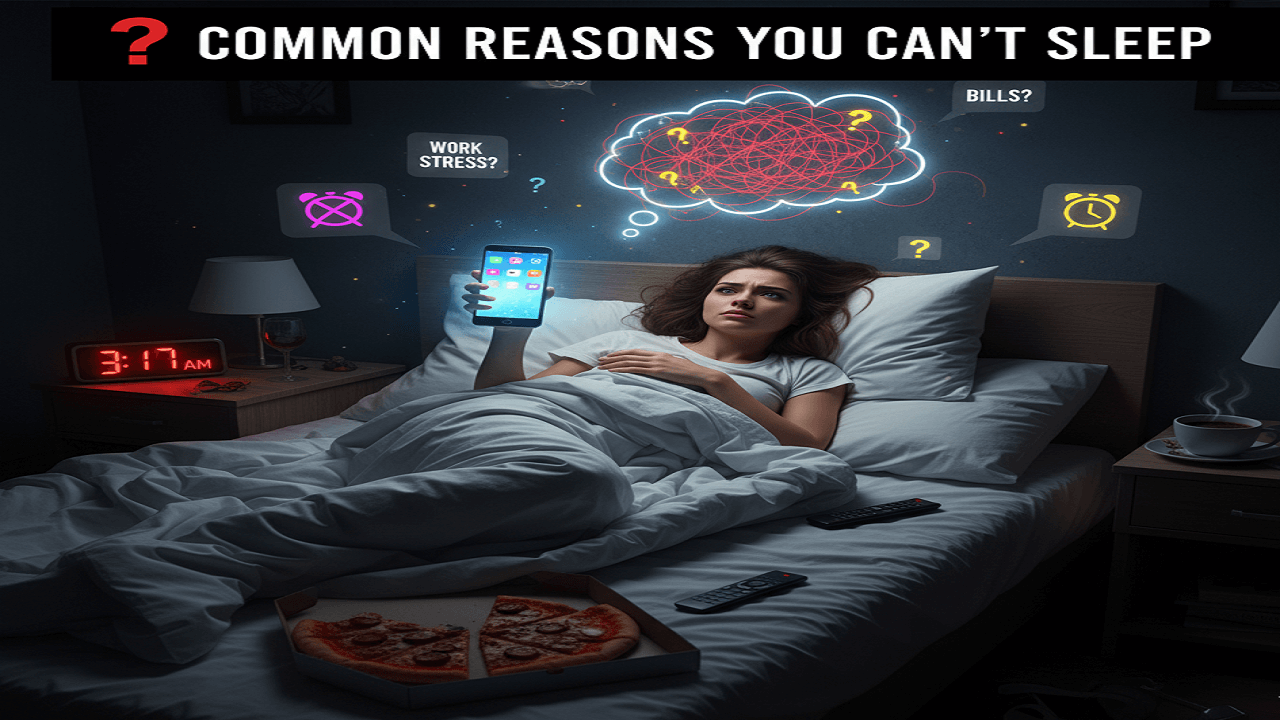Common Reasons You Can’t Sleep
