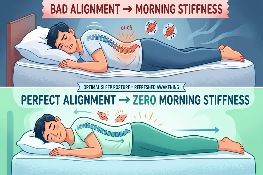 Ensuring Perfect Spinal Alignment for Zero Morning Back Stiffness