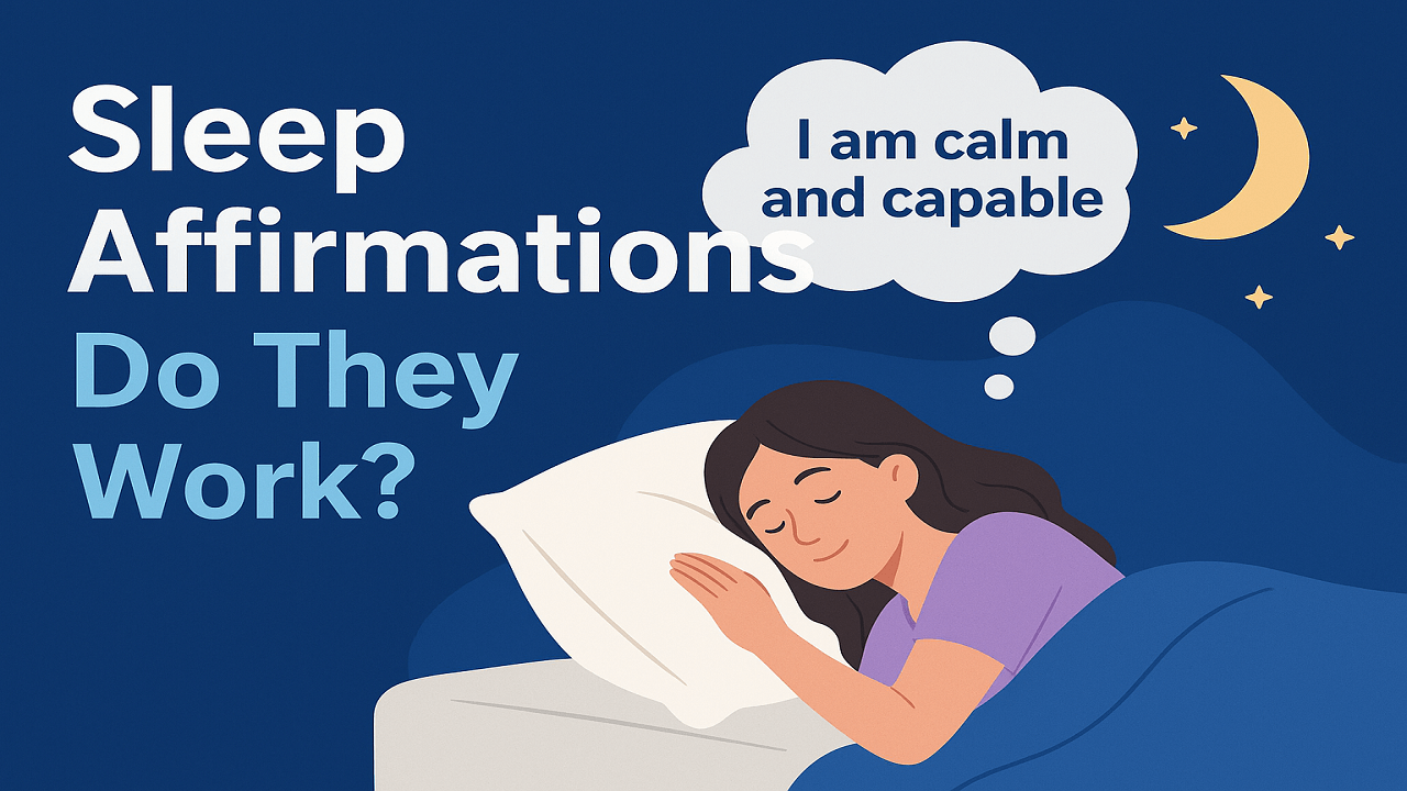 Get to sleep and stay asleep by using these bedtime affirmations