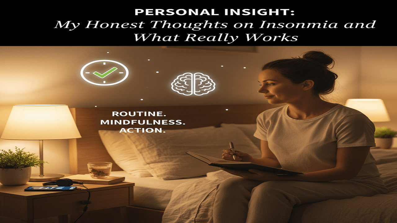 Personal Insight: My Honest Thoughts on Insomnia and What Really Works
