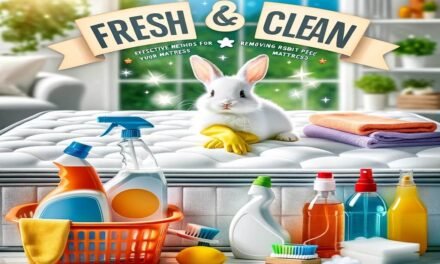 Fresh and Clean: Effective Methods for Removing Rabbit Pee from Your Mattress