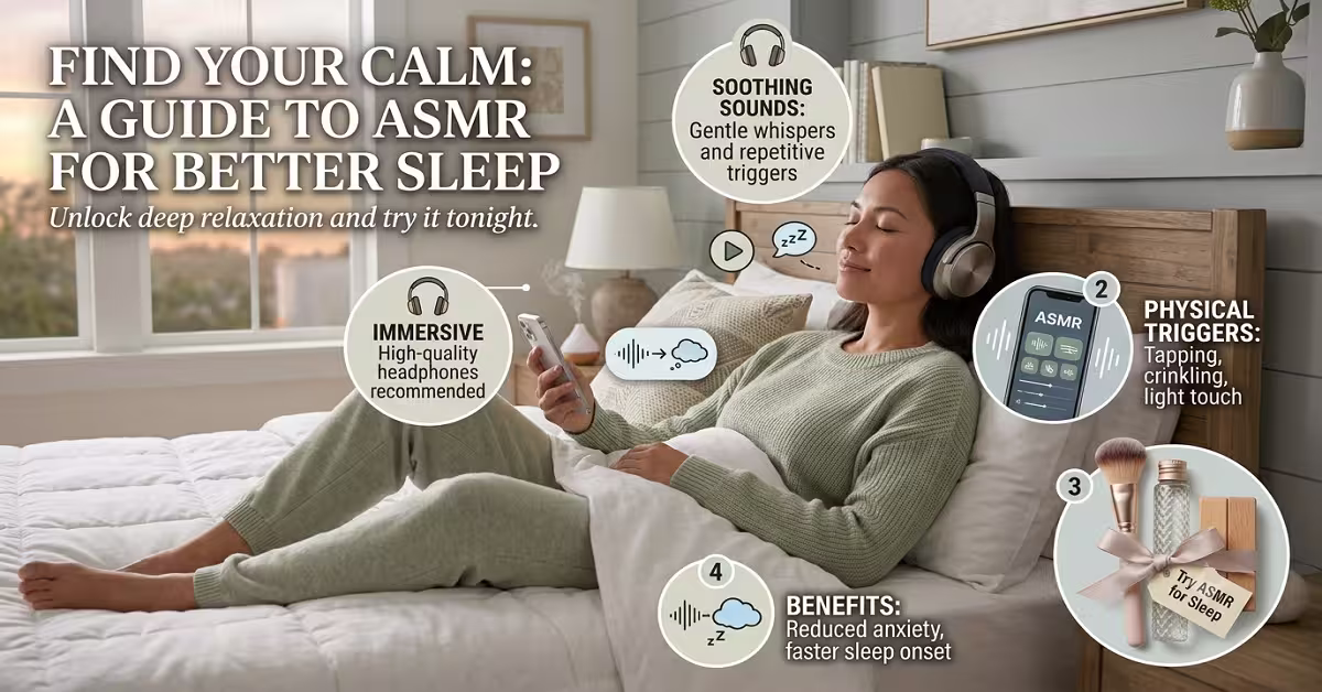 ASMR for Sleep: How It Works and Best Triggers to Try