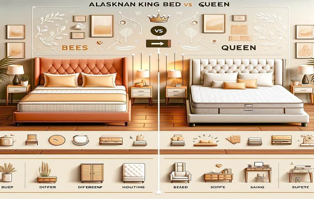 Exploring Bed Sizes: Alaskan King Bed vs Queen Sizes Comparison