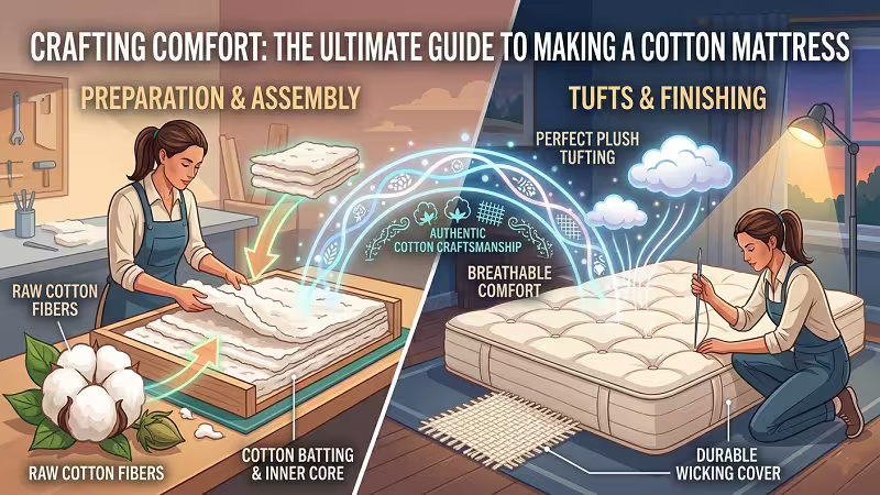 Crafting Comfort Ultimate Guide to Making a Cotton Mattress