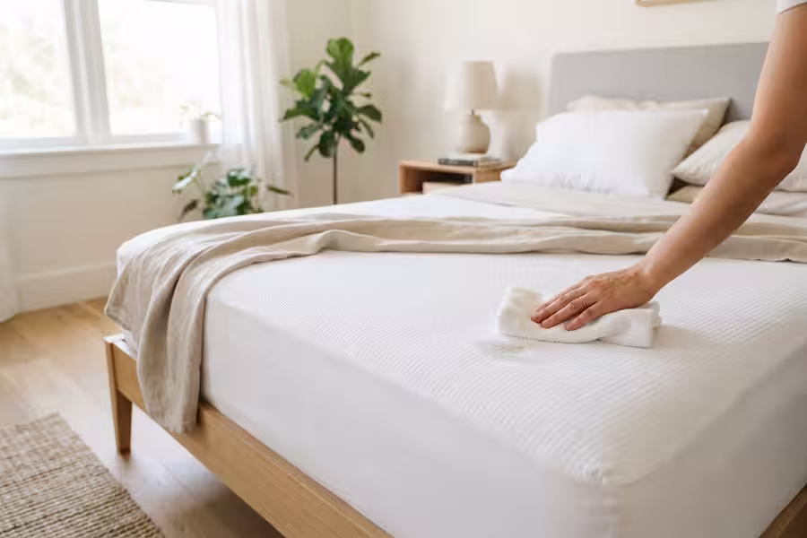 Expert tips for removing stains from a mattress protector cover
