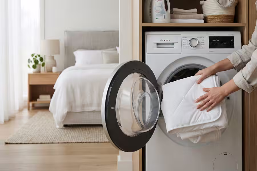 How to machine wash a waterproof mattress protector safely