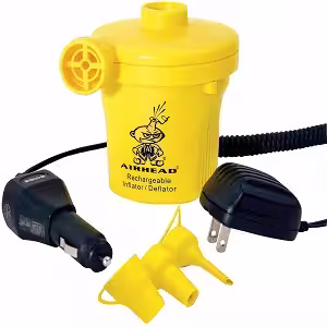 Rechargeable Air Pump with universal valves