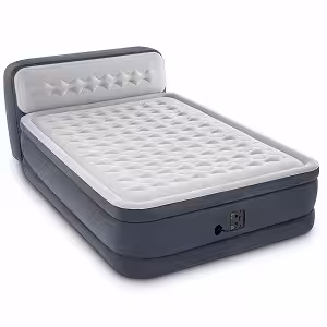 Intex queen ultra plush dura-beam deluxe airbed