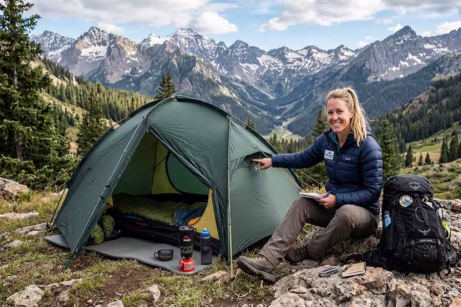 Sarah Collins outdoor gear specialist camping review