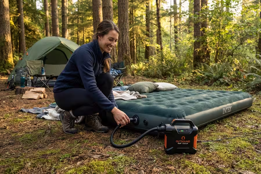 Best high-performance air mattress pump for camping