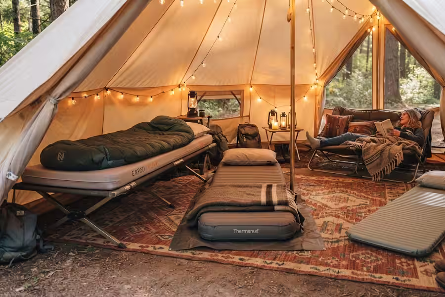 Comfortable air mattress alternatives for camping