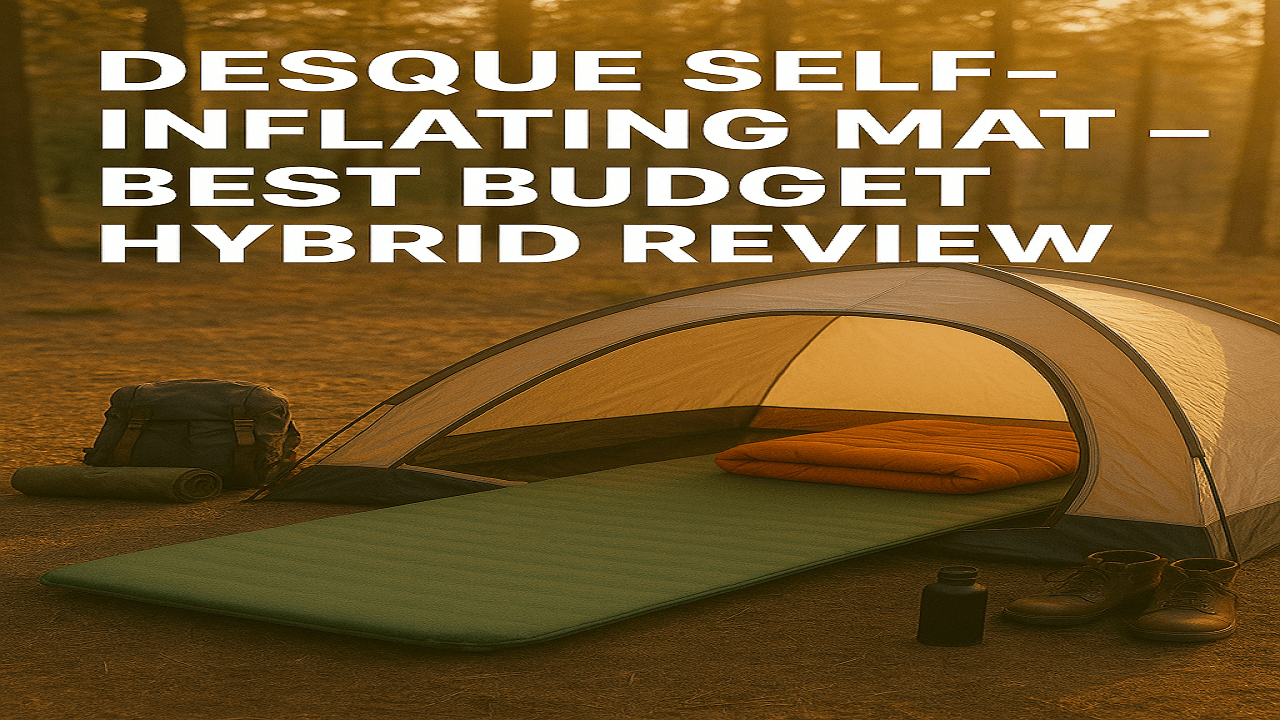 Desque Self-Inflating Mat – Best Budget Hybrid Review