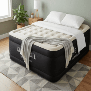 King Koil Luxury Air Mattress Queen with Built-in Pump