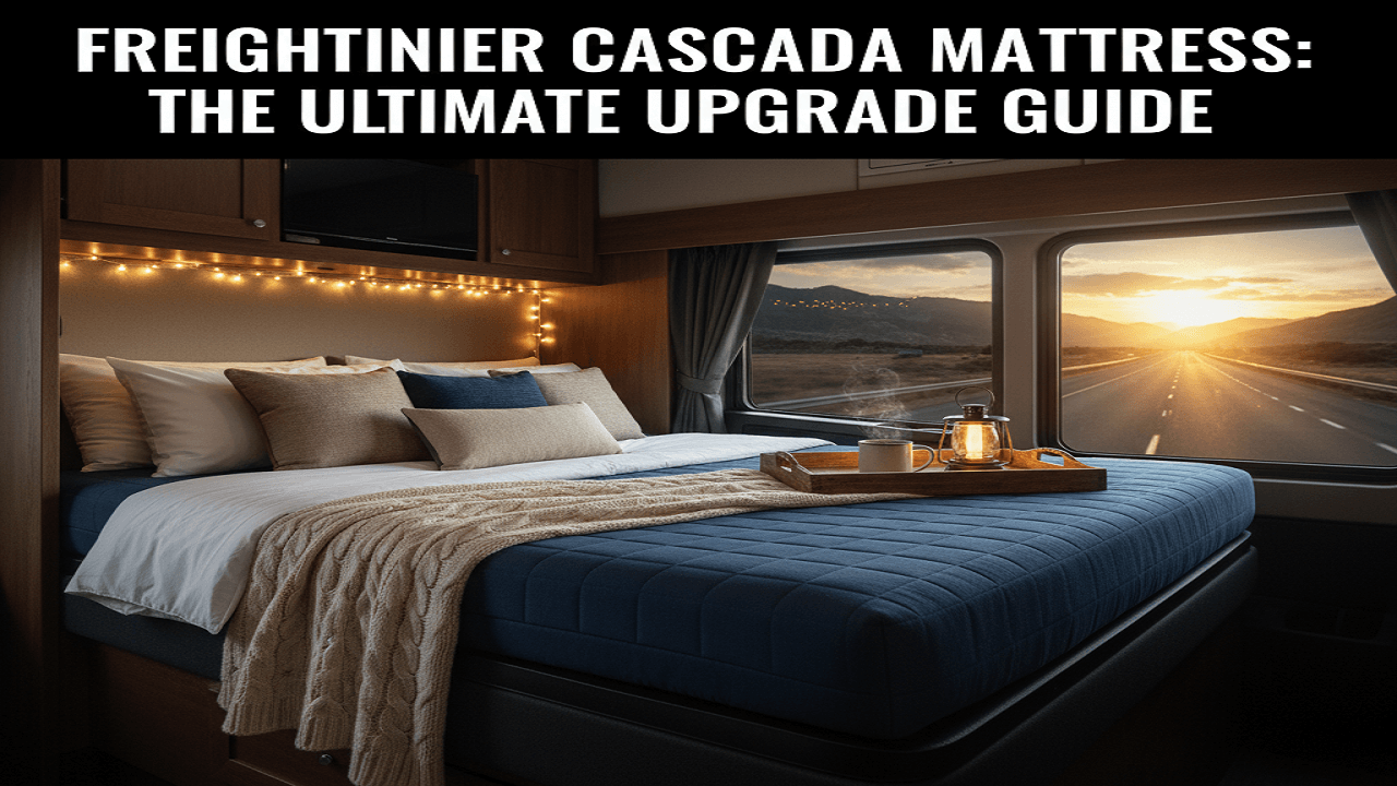 freightliner cascadia bed size