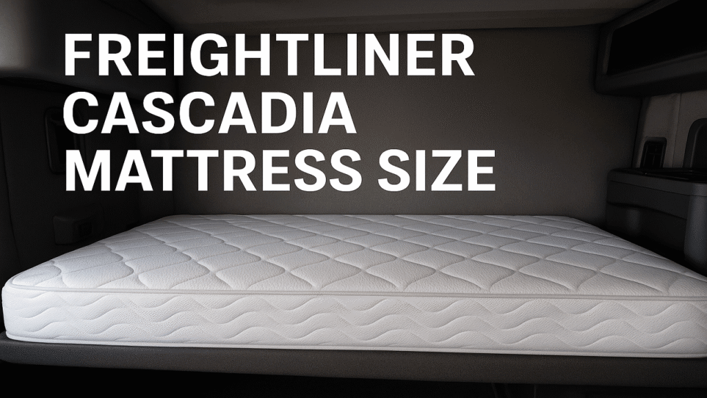 2020 FREIGHTLINER CASCADIA MATTRESS SIZE intelligence overview