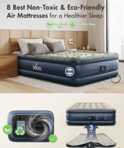 iDOO Queen Air Mattress with Built-in Pump