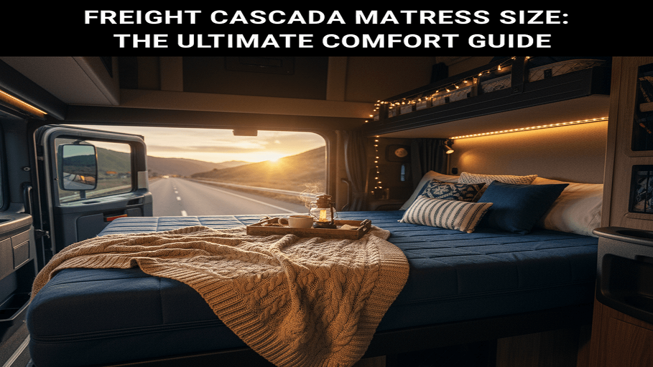 peterbilt 389 mattress size