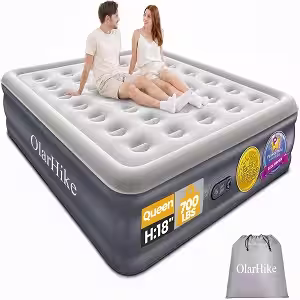 Olarhike - Best Queen Air Mattress with Built-in Pump