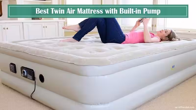 best twin air mattress with built-in pump