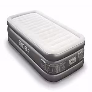 noble twin xl size luxury double high raised air mattress